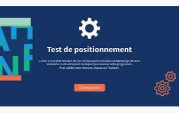 Formations : Faire un test de positionnement