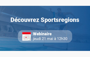 Webinaire SportRegions : Découvrez SportRegions