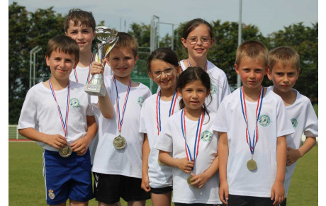 Le Club Athlétique Luçonnais brille à la rencontre École Athlé – Poussin de Montaigu